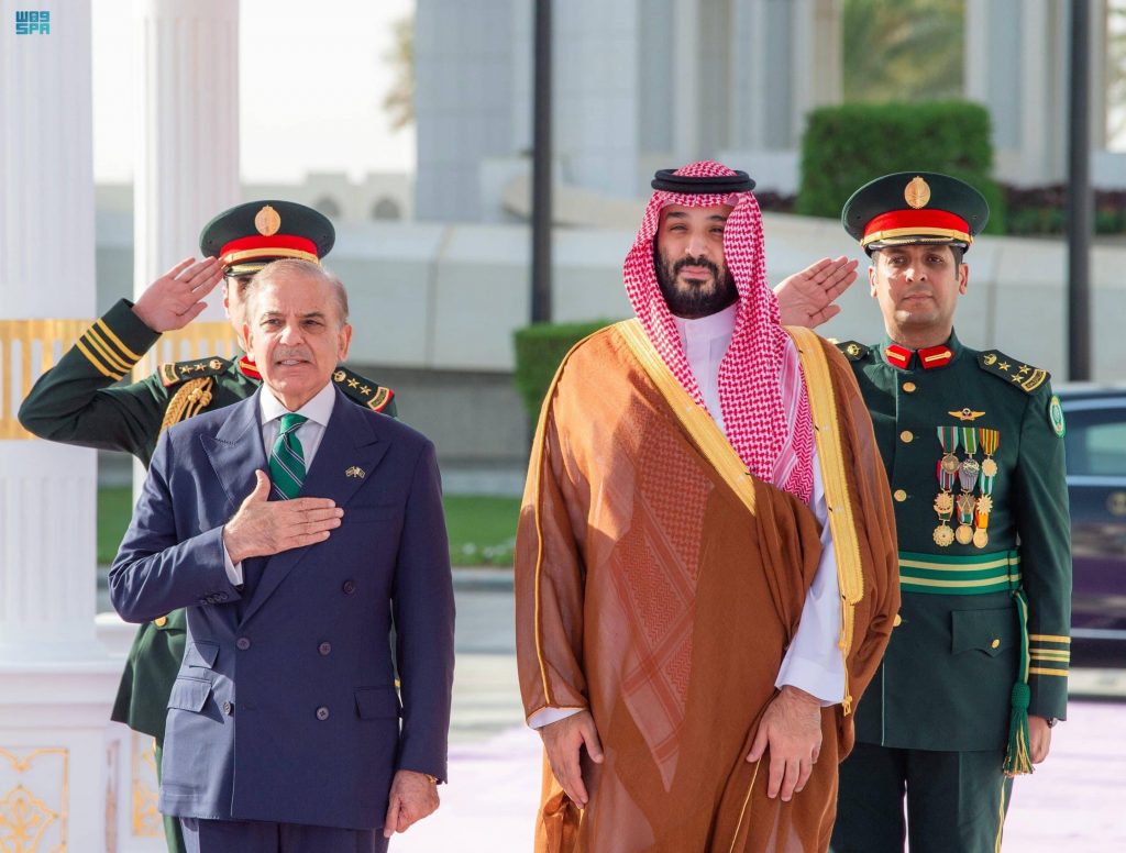 Mohammed Ben Salman et le Président du Pakistan